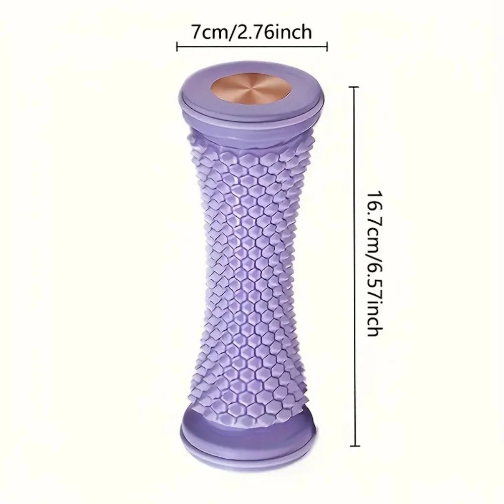 Foot Massager Massage Roller Yoga Massage Ball Plantar Fascia Roller Muscle Relaxation Care Plastic Manual Foot Massager