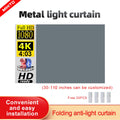 MIXITO Projector 4:3 Scale 60 72 84 92 100 110 Inch 1080P HD Foldable Portable Projection Screen For Home Cinema Indoor