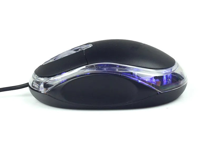 Mini Optical Wired Mouse USB LED Ergonomic Design Mice for PC/Laptop/Notebook