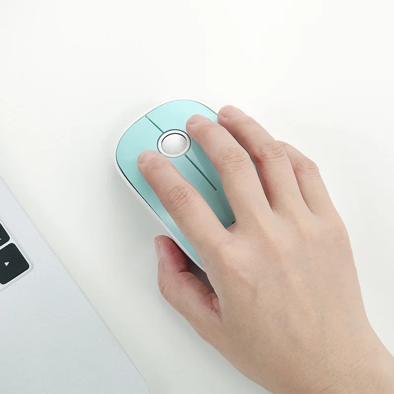 laptop wireless mouse mute  cute cartoon Office Games unlimited family mouse