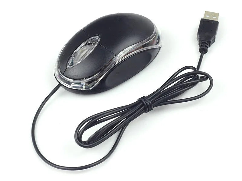 Mini Optical Wired Mouse USB LED Ergonomic Design Mice for PC/Laptop/Notebook