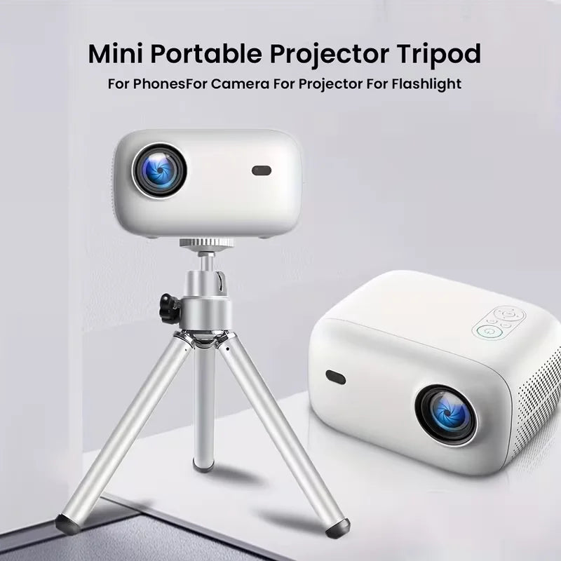 Mini Projector Tripod 360° Rotatable Adjustable Height for HY300 PRO+ HY310 HY320 MINI TP360 Universal Portable Aluminum Alloy