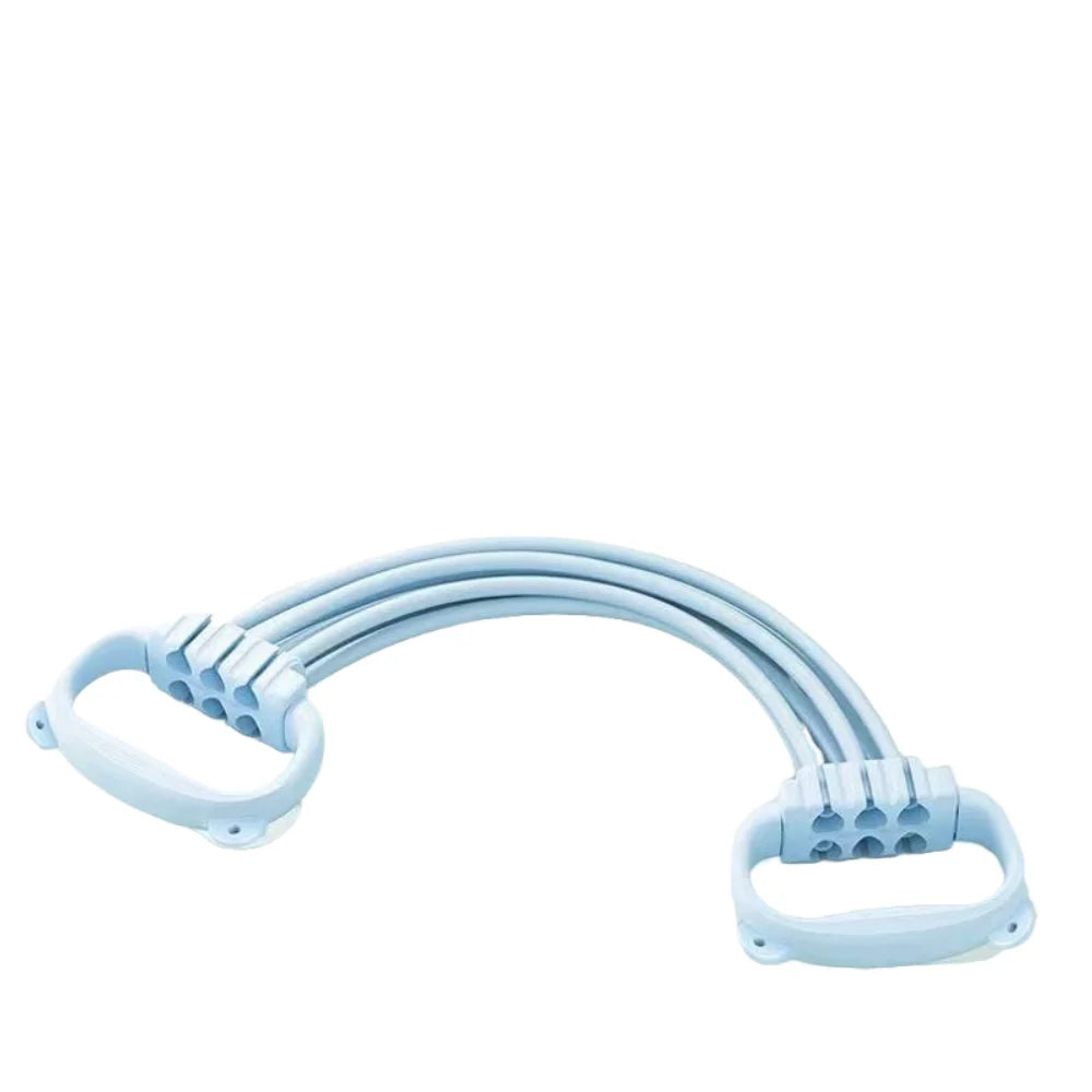 The resistance band with handle and the sports band with detachable resistance tube are suitable for exercise, physical therapy,