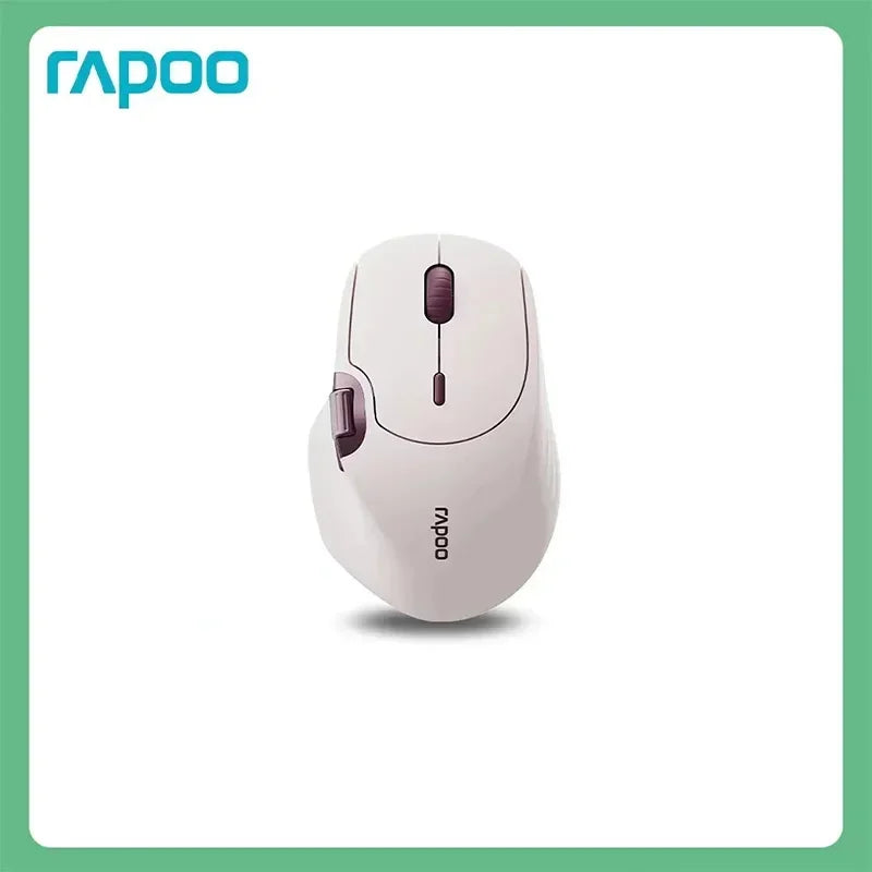 RAPOO MT560 100% Wireless Mouse with Bluetooth Three-Mode MagneticSide Scroll Wheel for Computer Office Use Mute Button Included