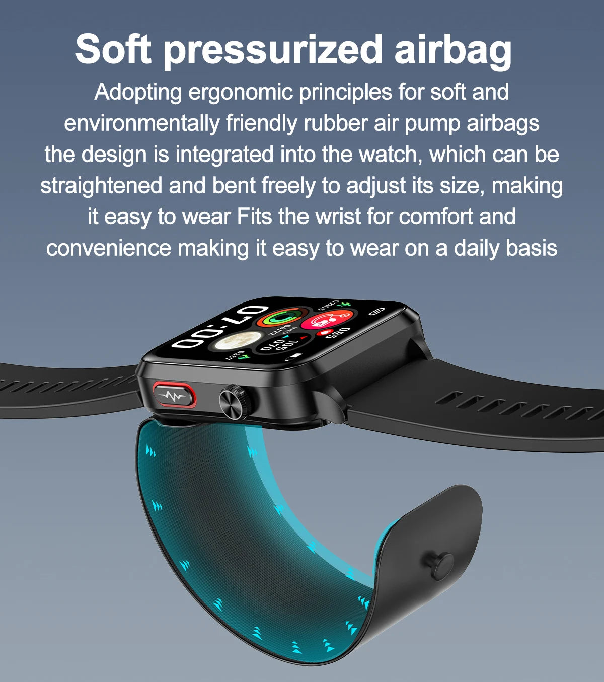 Smart Watch men 2026 New Air Pump Airbag health watch True Accurately Blood Pressure Uric Acid Blood Lipids watch waterproof