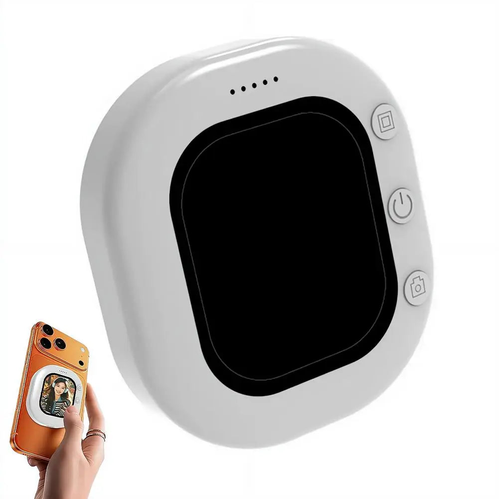 1/2PCS Mini Wireless Magnetic Phone Screen Projector Mobile Phone Rear Camera Selfie Video Camera for Vlog Live Selfie Screen