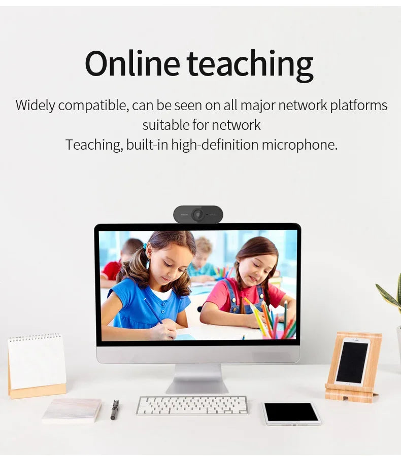 New Mini Web Camera PC Full HD With Microphone USB Plug Support Laptop Desktop Suitable For Video Calls Conference Live Work