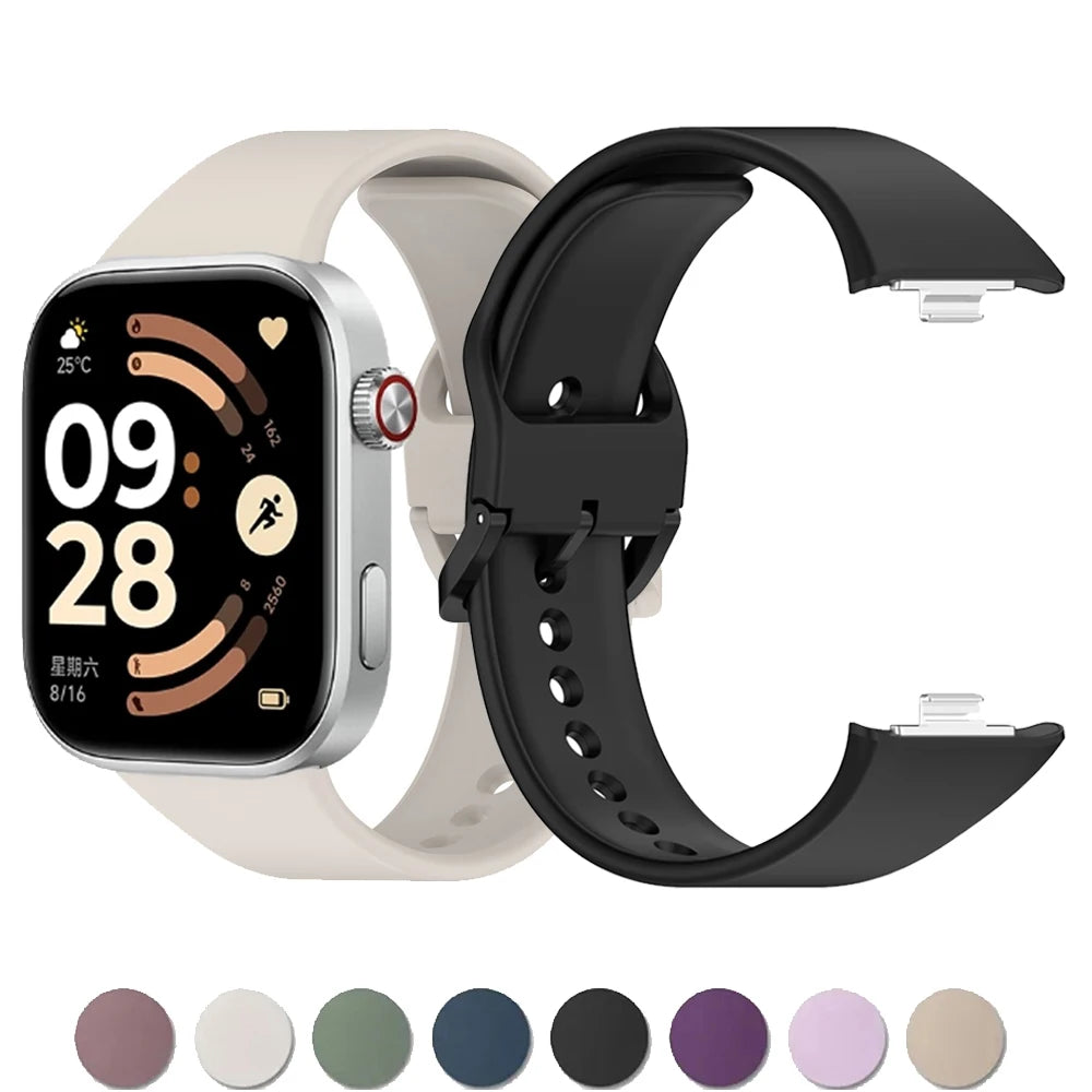band For Redmi watch 6 5 4 Strap SmartWatch Accessories Wrist Sport Silicone Original Bracelet correa Xiaomi Mi Band 8 Pro/9 Pro