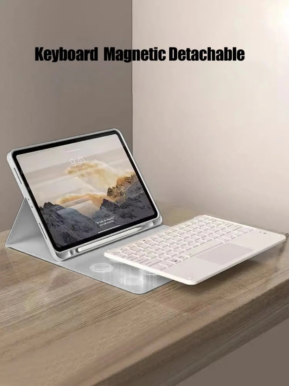 Keyboard Wireless Mouse Magic For iPad Pro 13 11 Case M5 M4 2026 M3 Air 13 11 5 4 10.2 9 8 7 Generation Case Bluetooth Keyboard