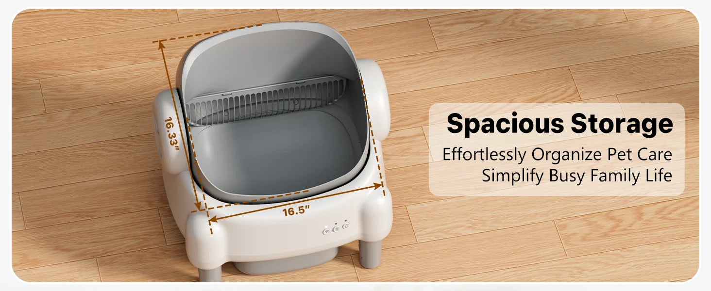 Smart Cat Litter Box, Automatic Self-Cleaning Litter Box With APP Remote Control And Health Monitor, Pet Toilet Products