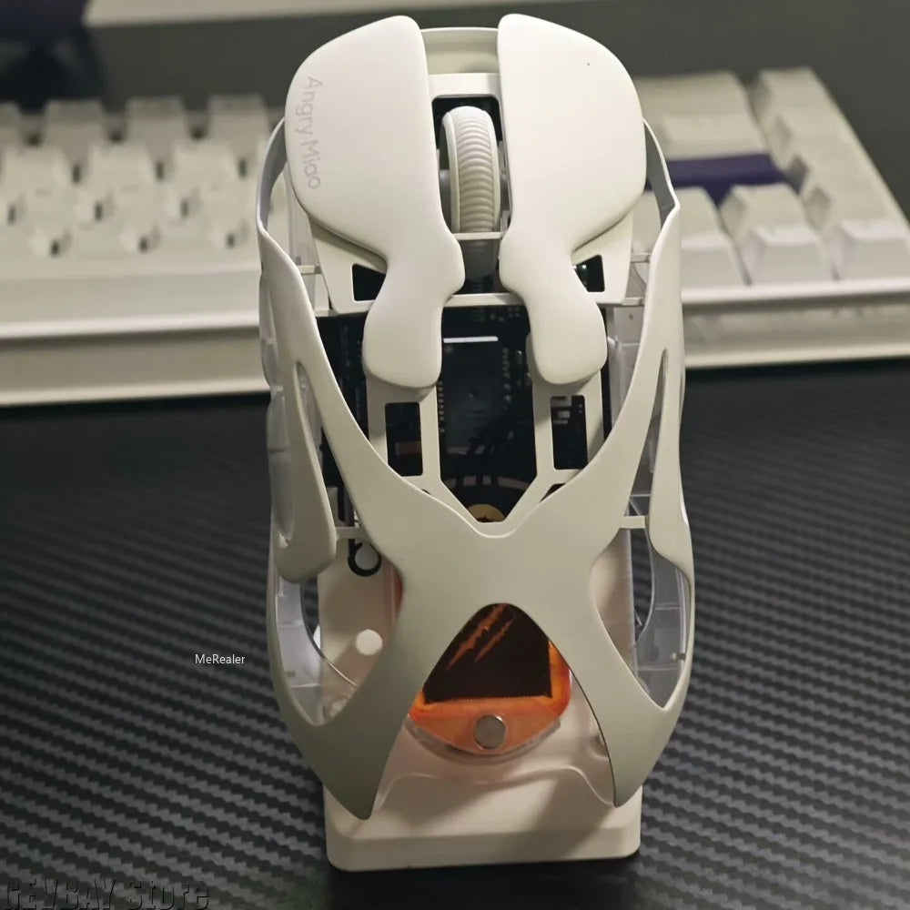 Mouse Stand for Mice Angry Miao AM Infinity Mouse with Receiver Card Slot Stable and Firm 3D Printing PLA Gift