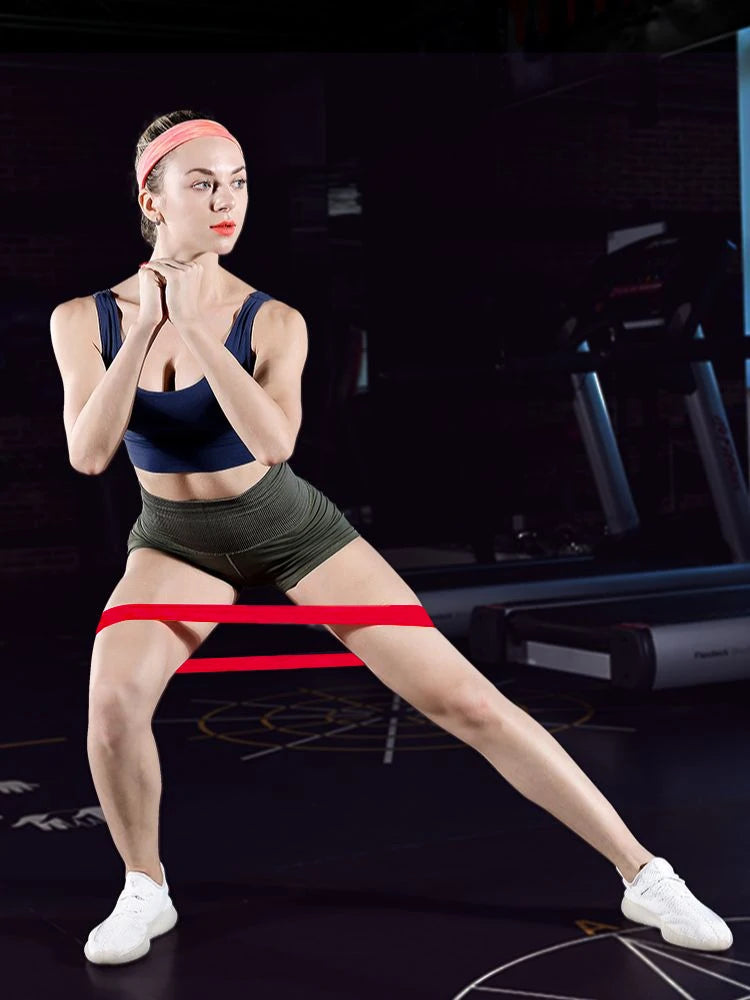 5-Level Resistance Bands Set for Yoga Pilates Home Gym Exercise Fitness Sport Elastic Rubber Bands for Workout Gym Accessories