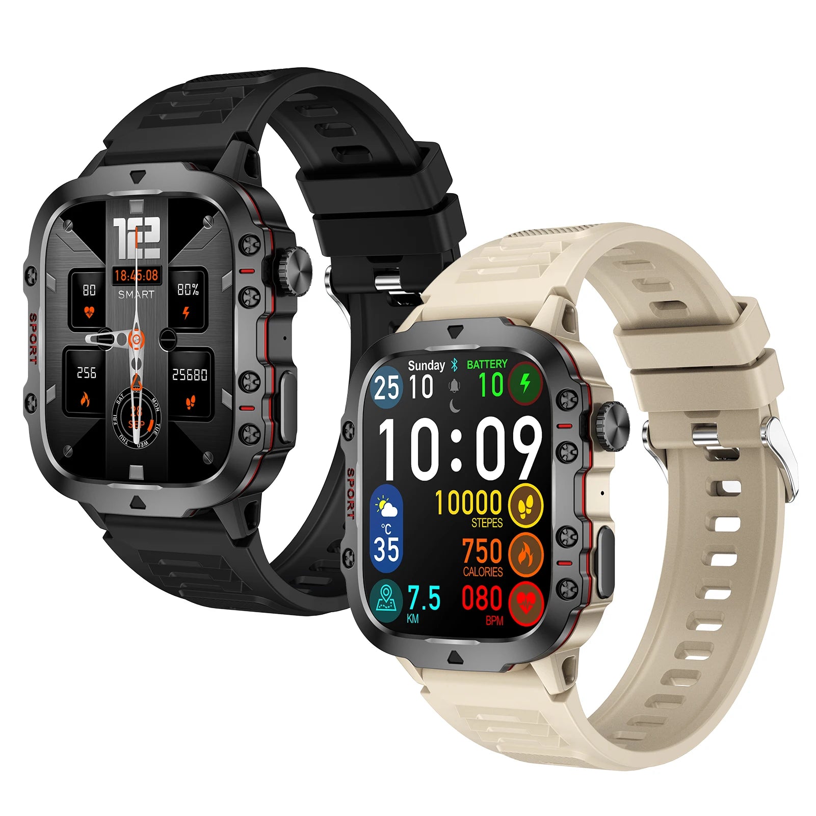 Smart Watches for Women Smartwatch for Women and Men BT Answer/Make Call Health Monitoring Sports .96" High-Clear Display
