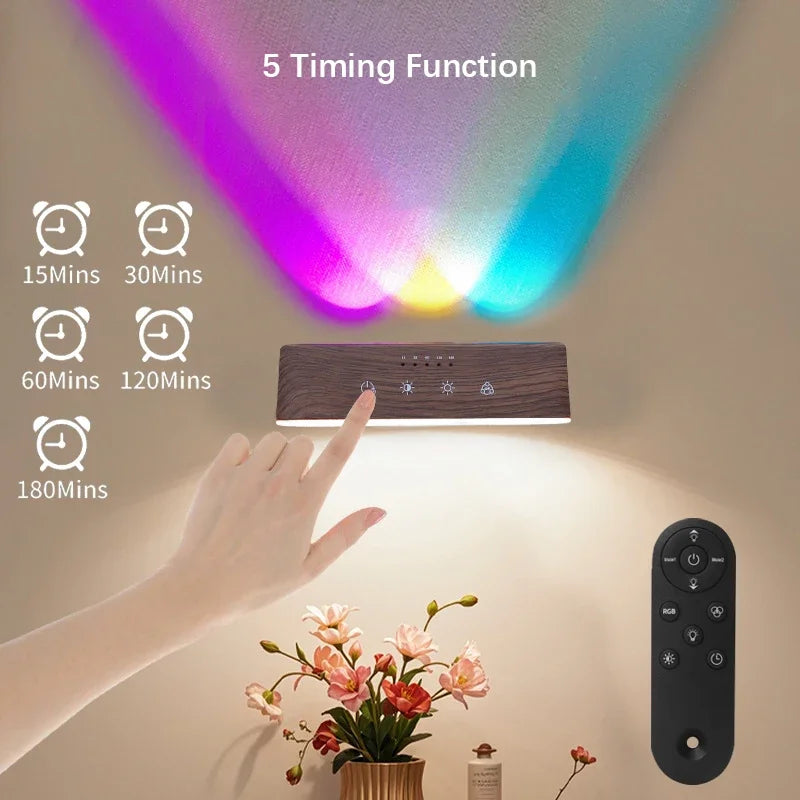 Smart Desktop LED Clock — Digital Alarm, Temperature & Humidity Display, USB Powered