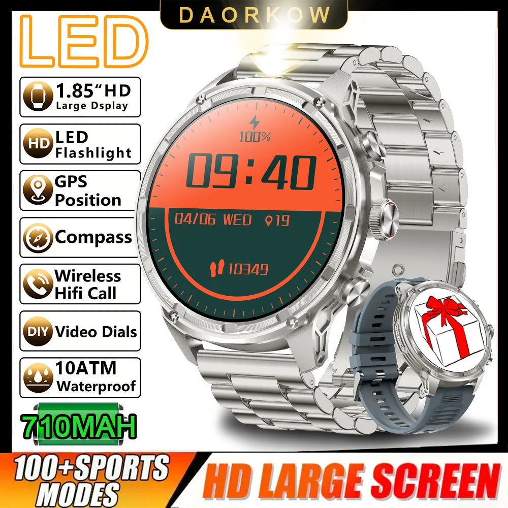2026 Smart Watch 1.85-inch high-definition screen 710 mAh large-capacity battery. Equipped with sports mode, Bluetooth calling