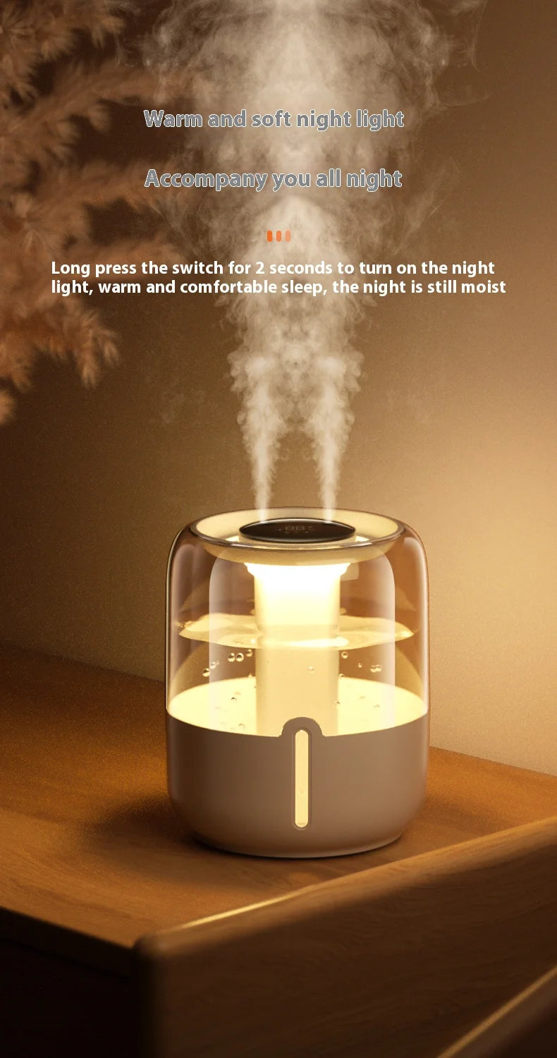 High Quality Factory Wholesale Smart Home Products 3.8L Double Water Mist Spray Smart Air Humidifier With Wholesale Price