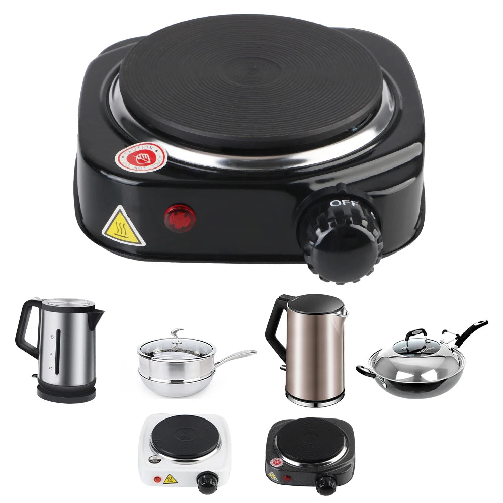 Kitchen Tools Hot Cooker Plate Mini Electric Heater Stove Milk Water Coffee Heating Furnace 500W 220V Multifunctional Appliance