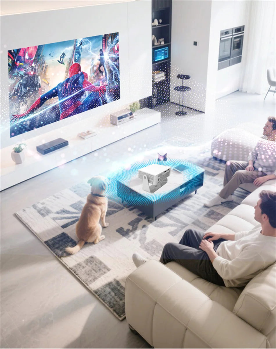 2025 X3 Projector Portable Projector Wifi Smart 1280 720P Full HD Office Home Theater Video Mini Projector Mobile Projection