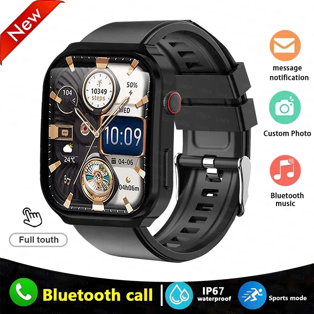 2026 New Smartwatch Men 2.01" Full Touch Screen Stopwatch Calculator Bluetooth Call Game Sport Smart Watches Multifunction Women
