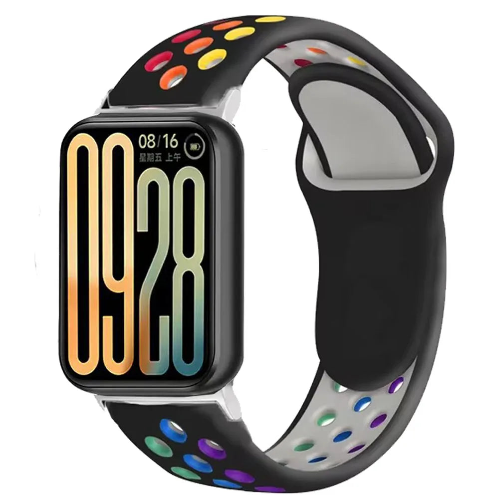 Watch Strap For Xiaomi Mi Band 9 Pro 8 Pro Wristband Silicone Bracelet Wrist Straps For Redmi Watch 4 5 Smartwatch Accessories