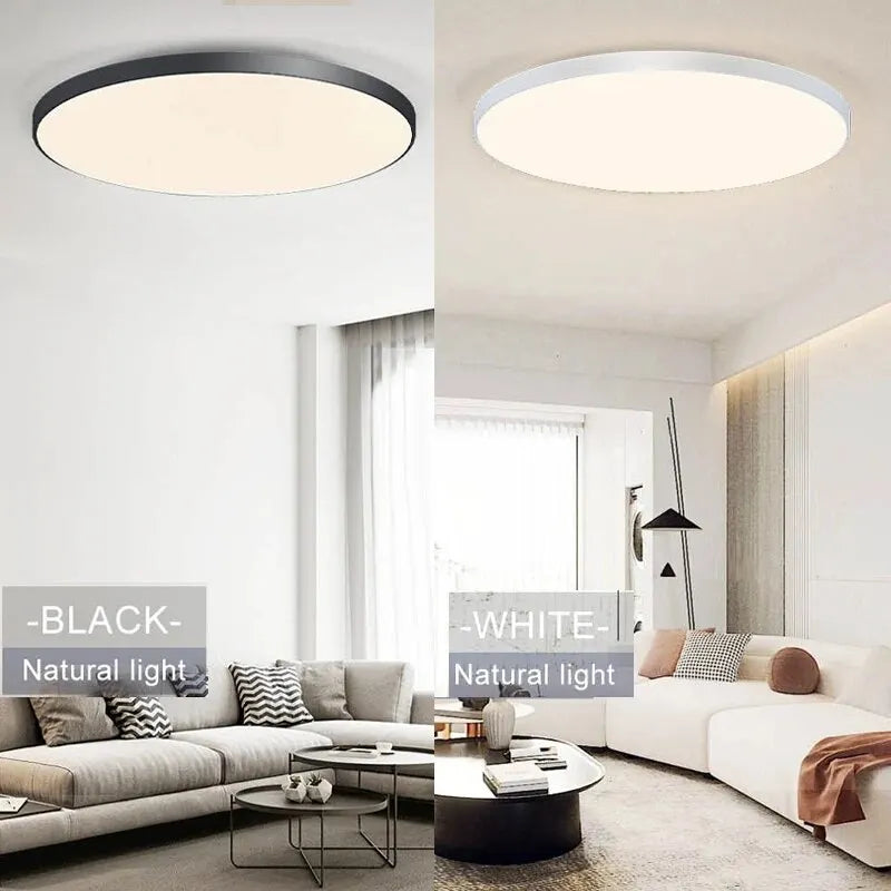 Smart LED Ceiling Lamp — Dimmable, APP & Remote Control, 36W/50W