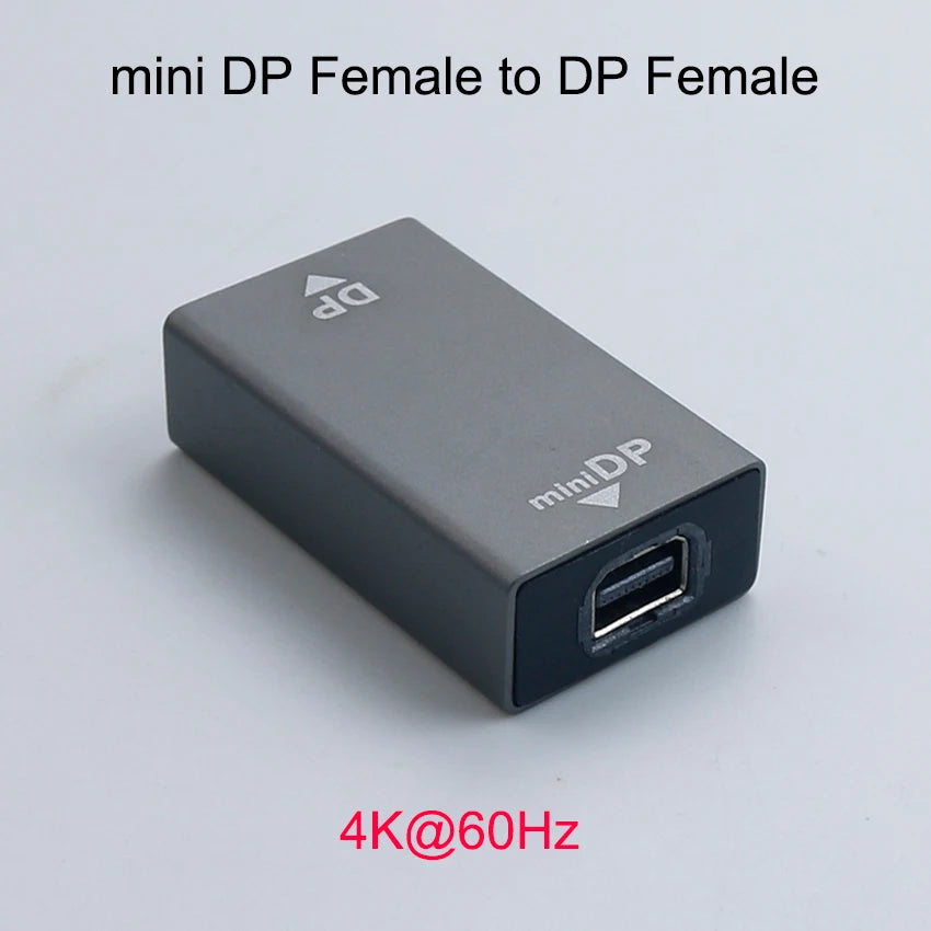 YuXi 4K 8K Displayport To Mini Displayport Adapter Mini DP to DP Cable Extender For Projector Notebook PC TV Monitor Converter
