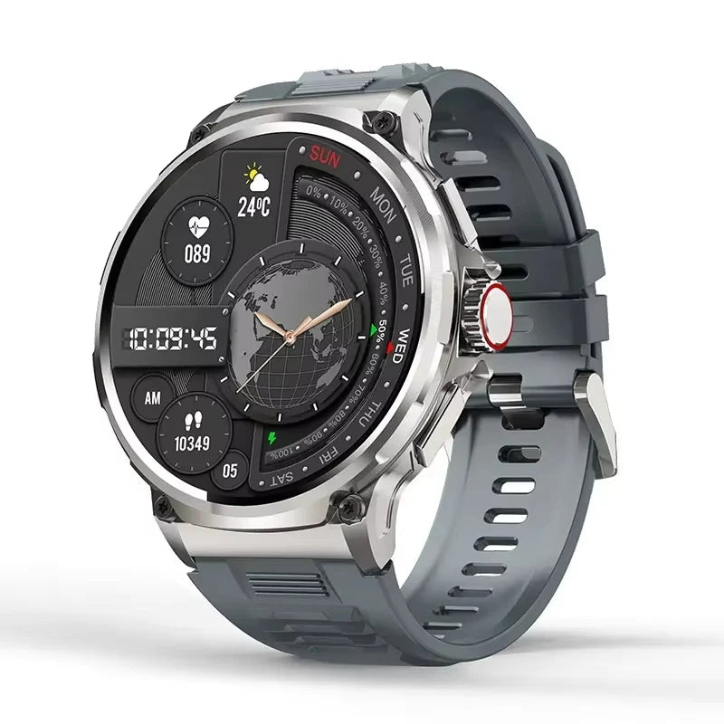 2026 New 1.85 inch Men Smart Watch Outdoors Sports 700mah Large Battery IP68 Waterproof LED Fitness Tracker Smartwatch Man Gifts