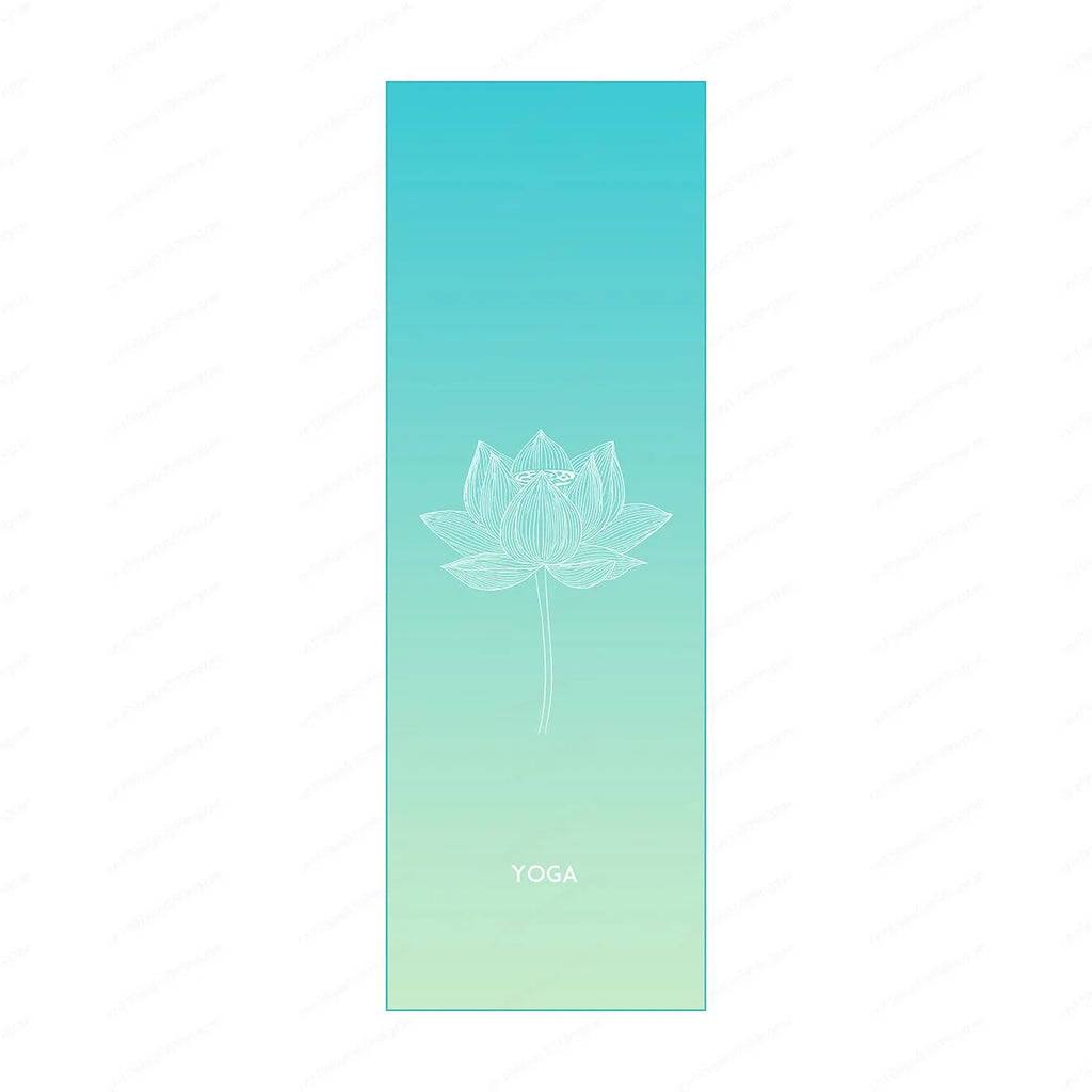 Yoga Mat Towel with Foot Loops, Non-Slip & Odor Barrier, Large Size Quick Dry Cover for Yoga Mat