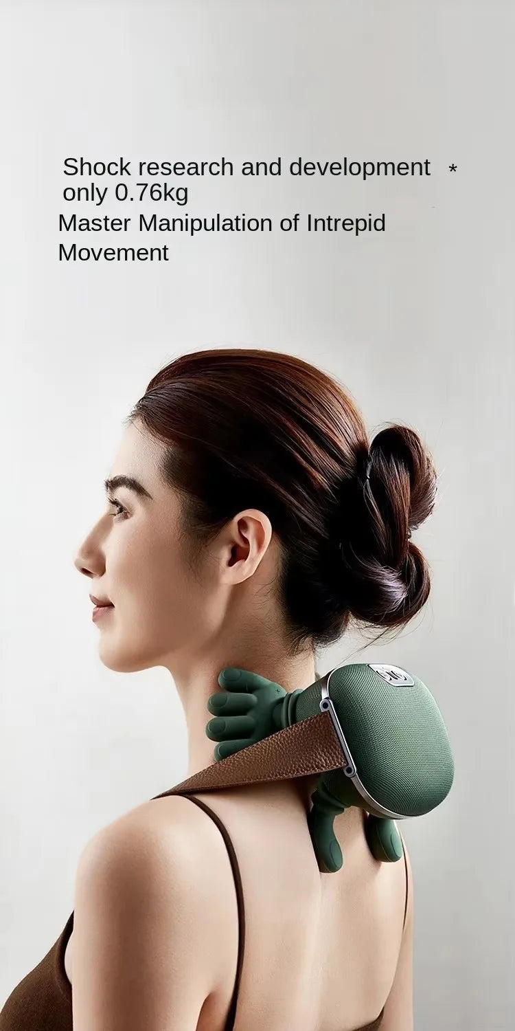 Master's Hand Shoulder Neck Massager Massage Device for Pain Relief, Deep Tissue Kneading for Neck Back & Shoulders Rechargeable
