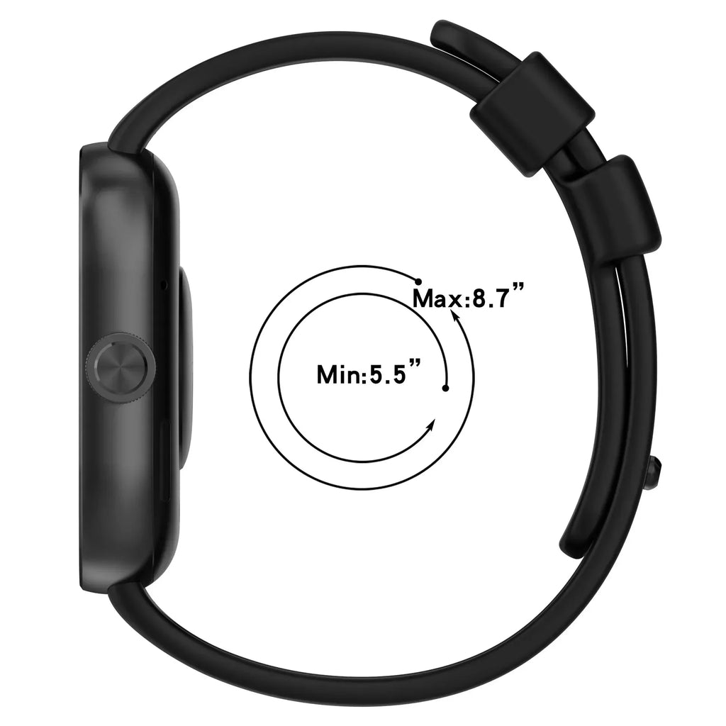 Original Silicone Strap For Redmi watch 6 5 4 Wristband For Xiaomi Band 9 8 Pro Correa Bracelet Band Watchband Sport Accessories