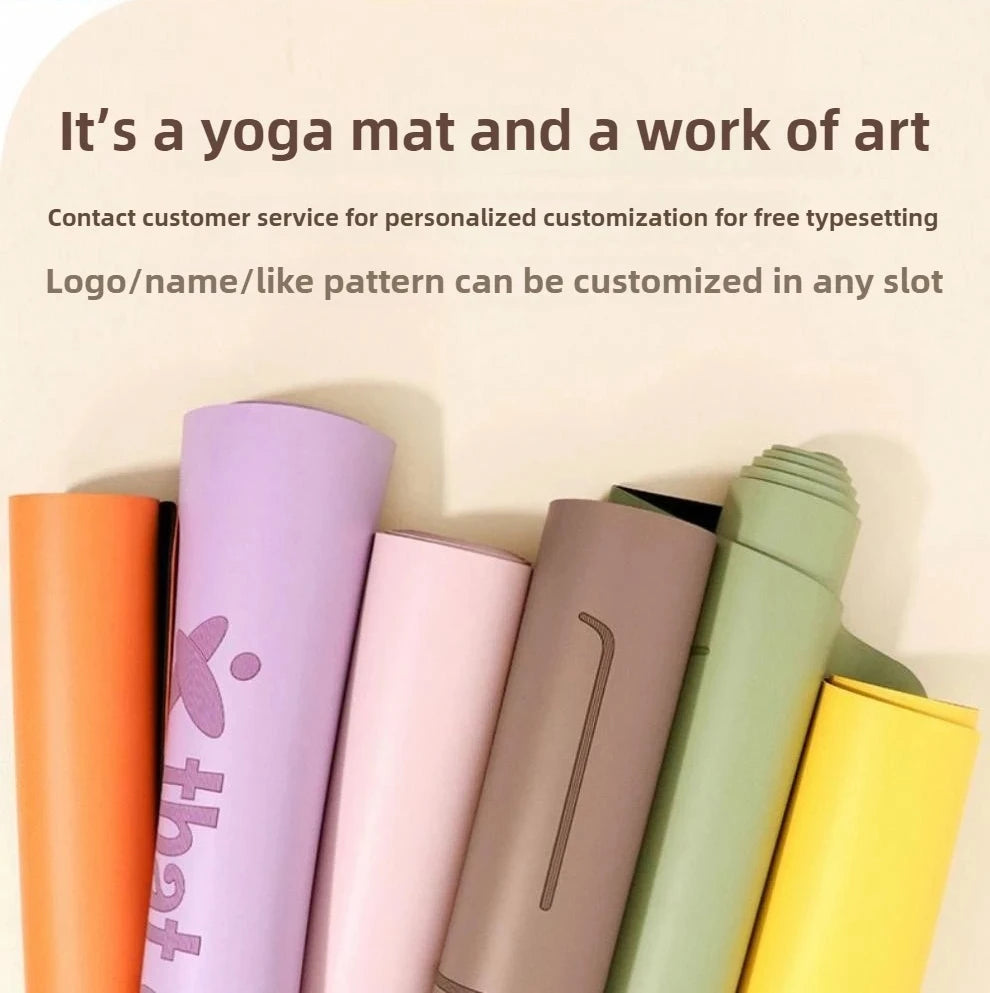 Pilates Equipment Yoga Mat Professional - Extra Thick Rubber Non-Slip for Women Weight Loss, Sport Fitness Mat 요가매트