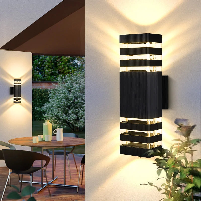 Smart Motion Sensing Outdoor Wall Light — Waterproof LED, 110V-220V for Porch & Garden