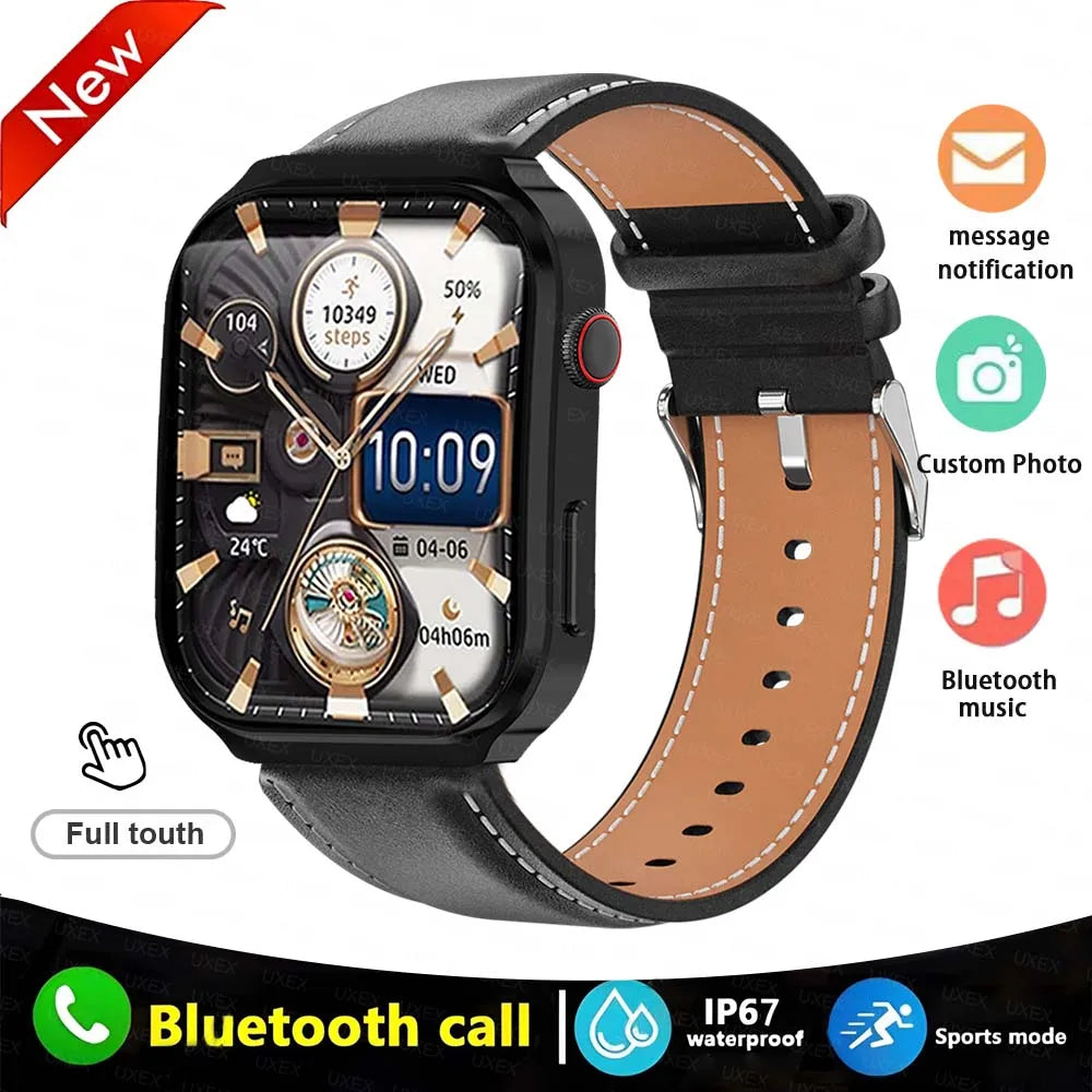 2026 New Smartwatch Men 2.01" Full Touch Screen Stopwatch Calculator Bluetooth Call Game Sport Smart Watches Multifunction Women