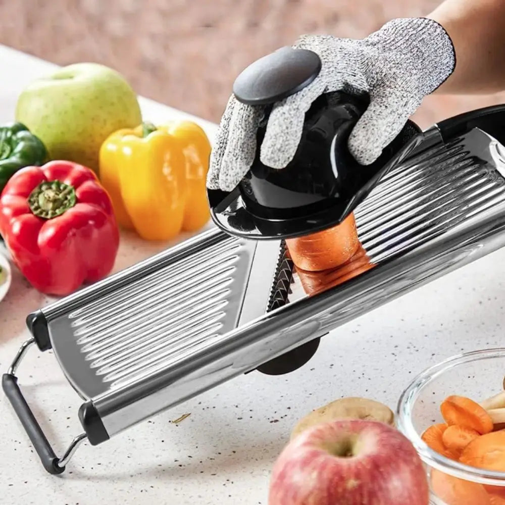 Kitchen Gadgets Adjustable Vegetable Slicer Stainless Steel Efficient Vegetable Cutter Professional Vegetable Chopper Potato
