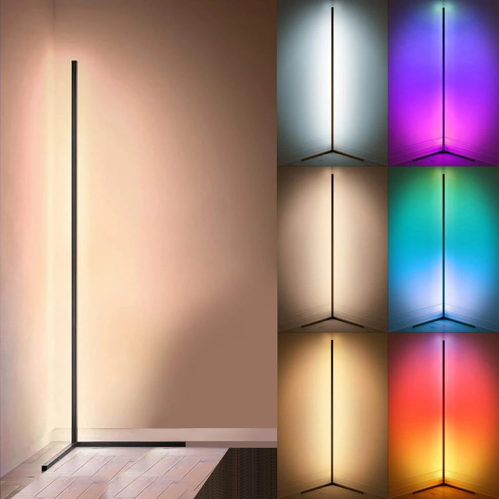 Smart RGB Floor Lamp — Music Sync, APP Control, Corner Standing Lamp for Living Room