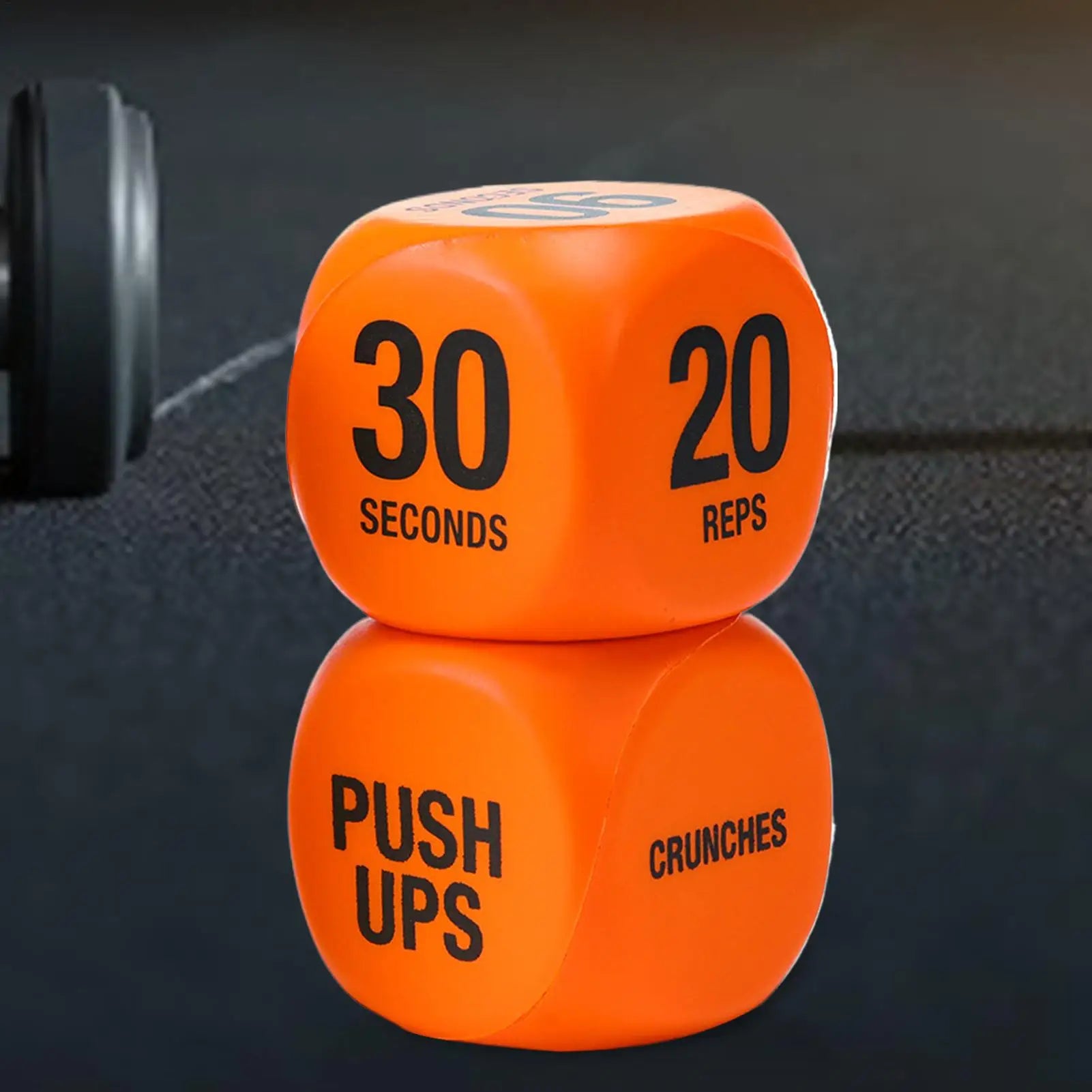 Workout Dice 1-Pair Exercise Dice Randomizer Fun Fitness Challenge Game for Home Gym No Repeat Strength Training Party Game