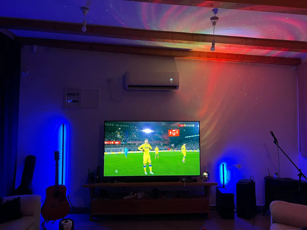 Smart RGB Floor Lamp — Music Sync, APP Control, Corner Standing Lamp for Living Room