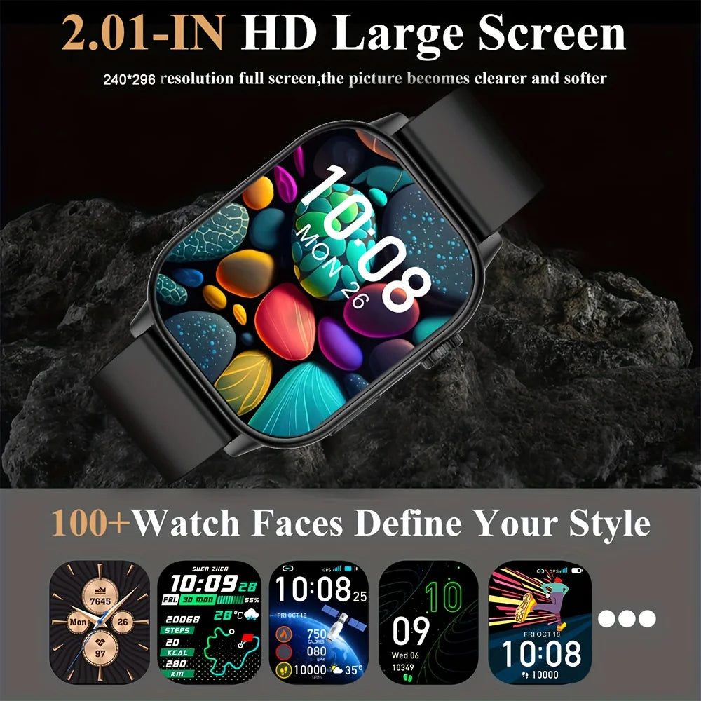 New smart watch for men and women HD AMOLED screen Heart Rate Bluetooth Call GPS tracking IP67 waterproof sports smart watch