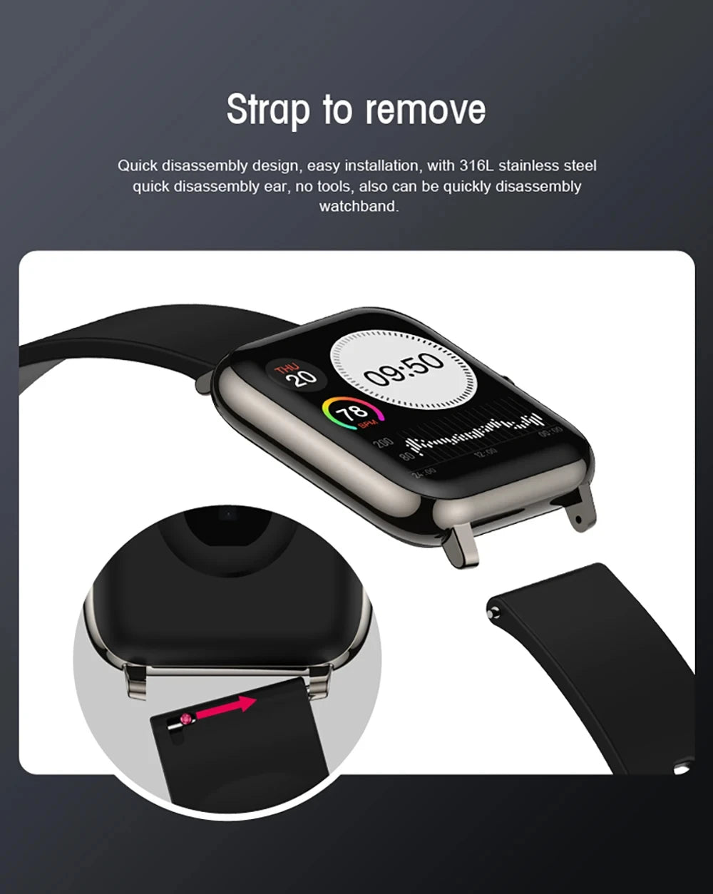 Smart Watches Men Women Sports Clock Fitness Tracker Heart Rate Sleep Monitor Music Waterproof Smartwatch Gift For iOS Android
