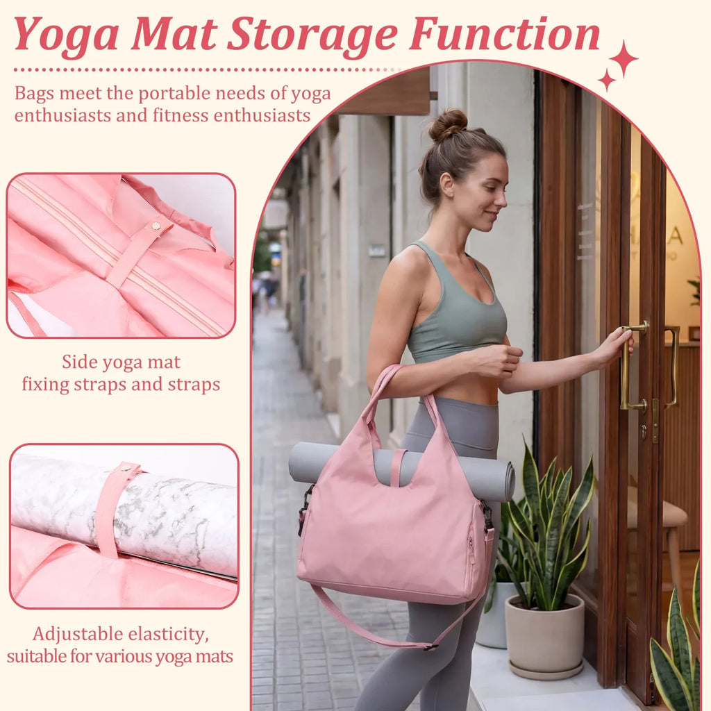 Yoga Mat Bag Portable Gym Handbags Yoga Mat Holder Storage for Women Men Training Sac De Sport Travel
