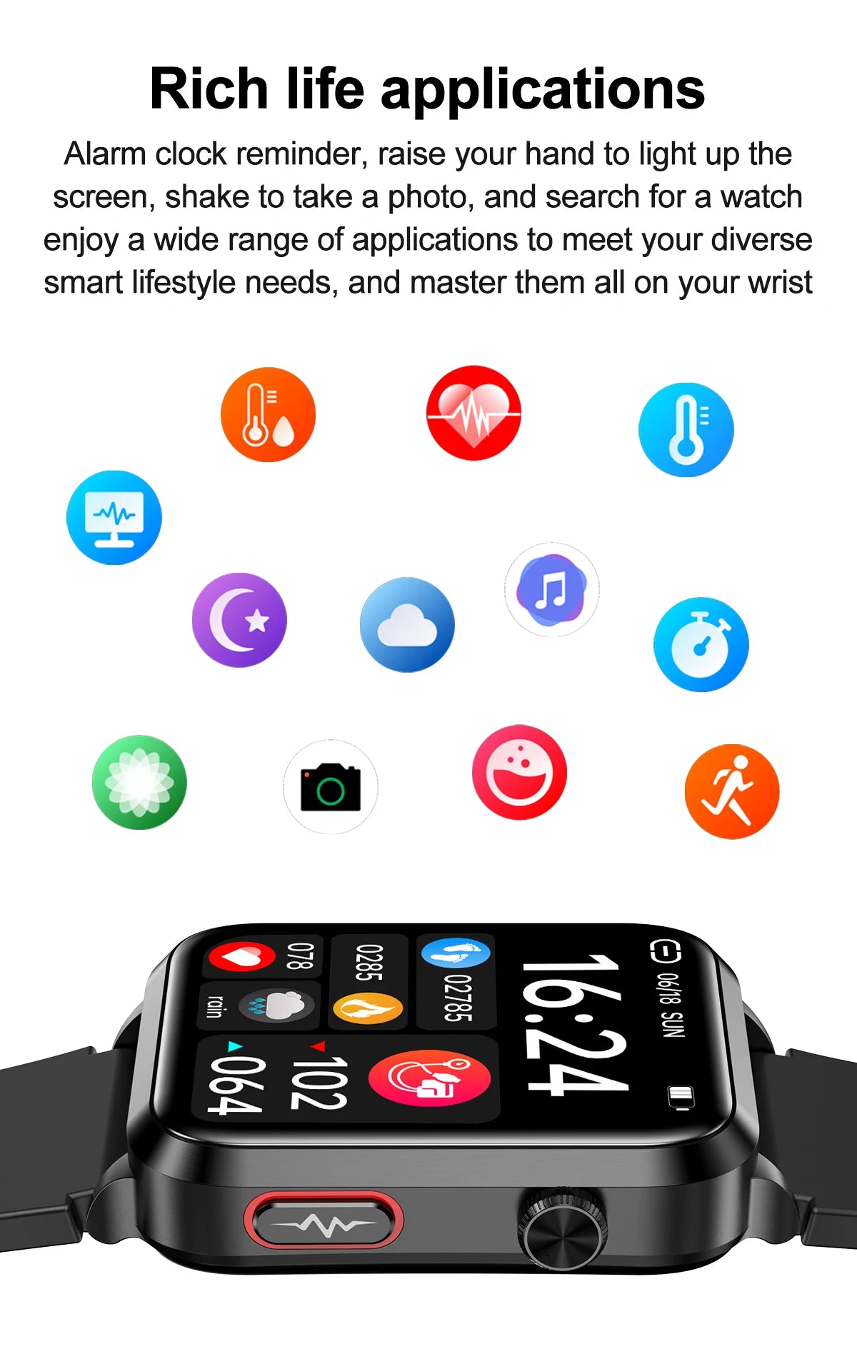 Smart Watch men 2026 New Air Pump Airbag health watch True Accurately Blood Pressure Uric Acid Blood Lipids watch waterproof