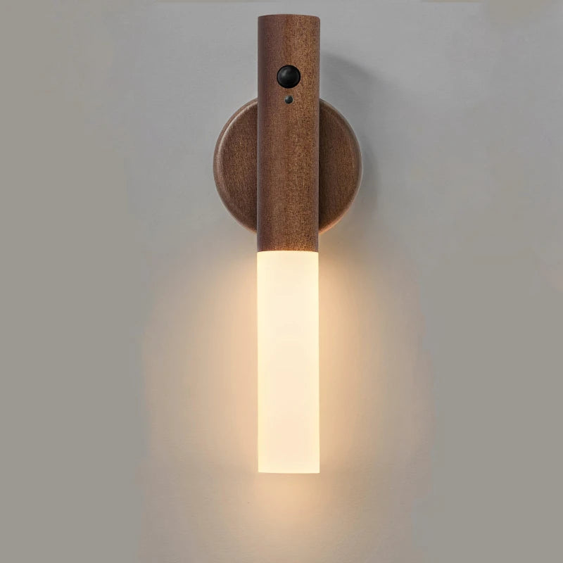 Motion Sensor Night Light — Rechargeable Magnetic Wall Lamp for Hallway, Bedroom & Stairs