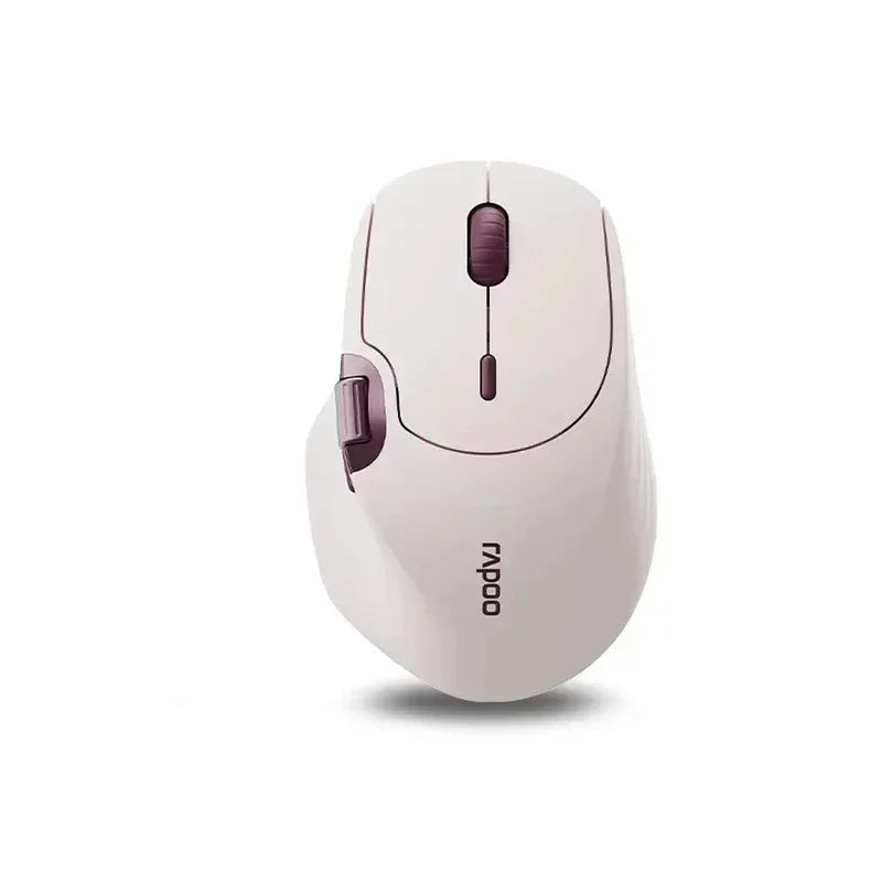 RAPOO MT560 100% Wireless Mouse with Bluetooth Three-Mode MagneticSide Scroll Wheel for Computer Office Use Mute Button Included