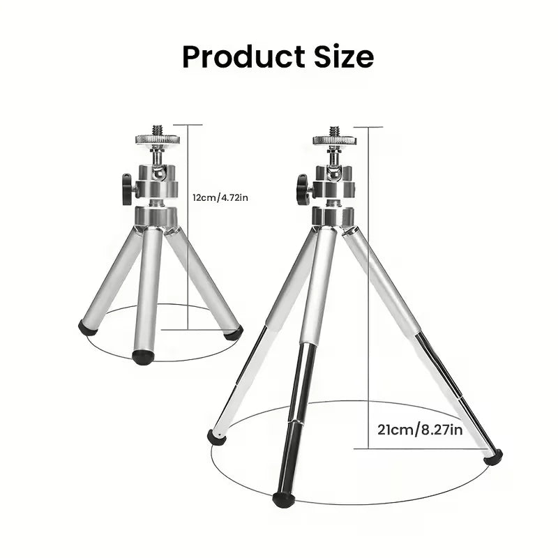 Mini Projector Tripod 360° Rotatable Adjustable Height for HY300 PRO+ HY310 HY320 MINI TP360 Universal Portable Aluminum Alloy
