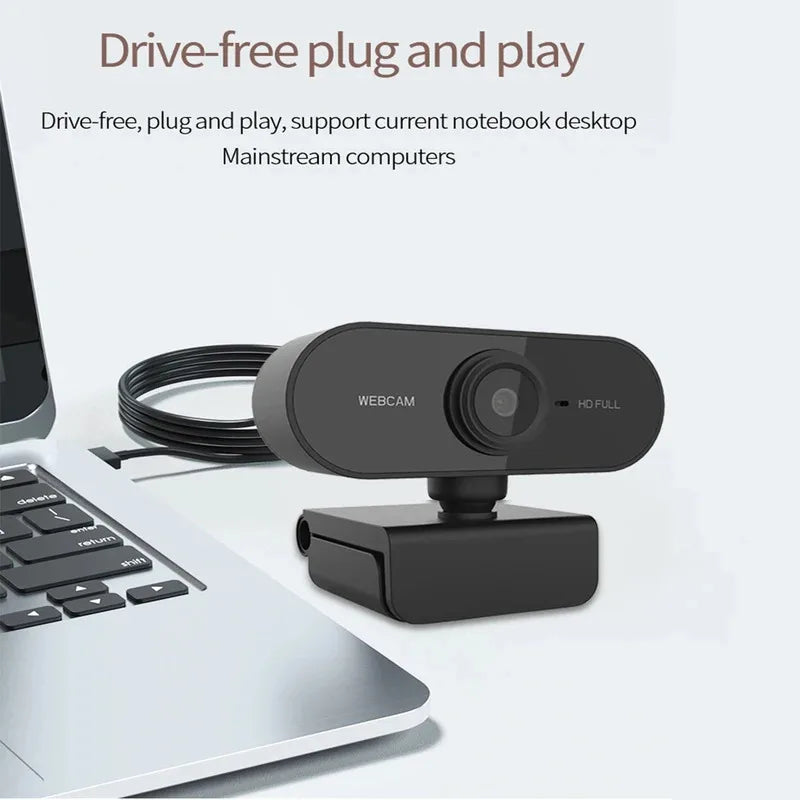 New Mini Web Camera PC Full HD With Microphone USB Plug Support Laptop Desktop Suitable For Video Calls Conference Live Work