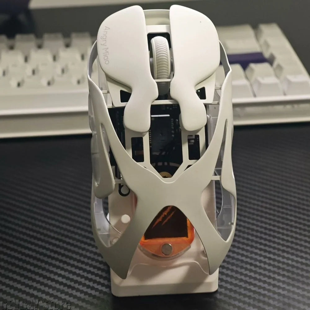 Mouse Stand for Mice Angry Miao AM Infinity Mouse with Receiver Card Slot Stable and Firm 3D Printing PLA Gift