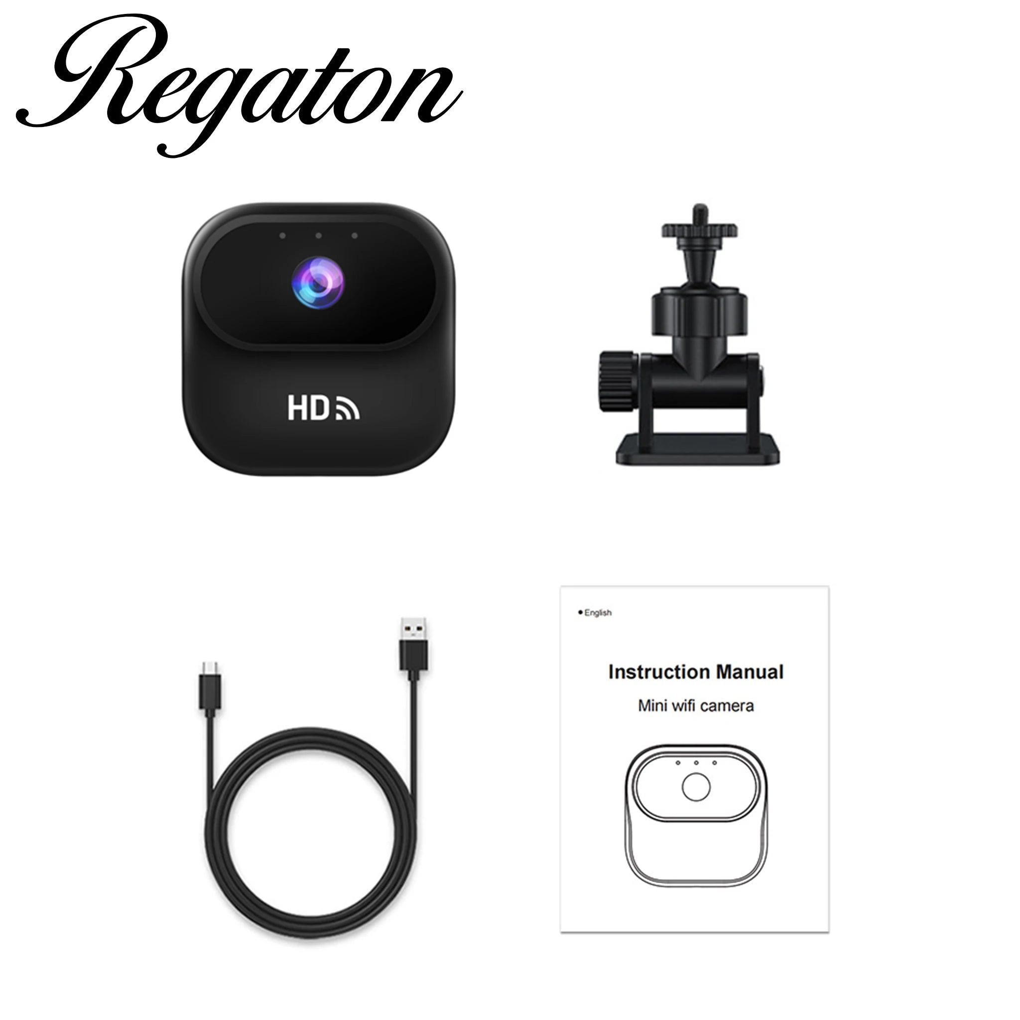 Smart Mini WiFi Security Camera — HD 1080P, Night Vision & Motion Detection