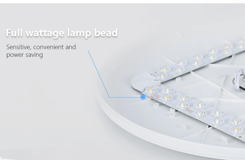 Smart LED Ceiling Lamp — Dimmable, APP & Remote Control, 36W/50W