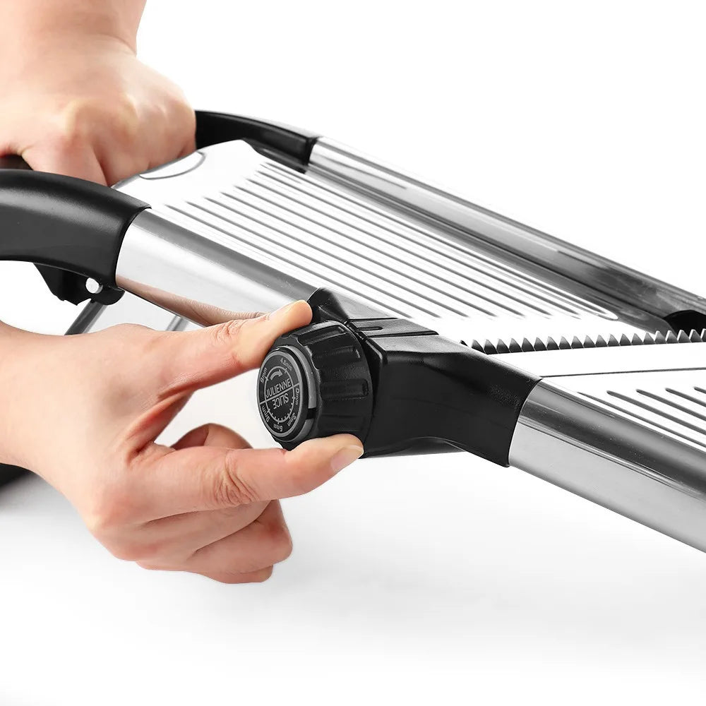 Kitchen Gadgets Adjustable Vegetable Slicer Stainless Steel Efficient Vegetable Cutter Professional Vegetable Chopper Potato