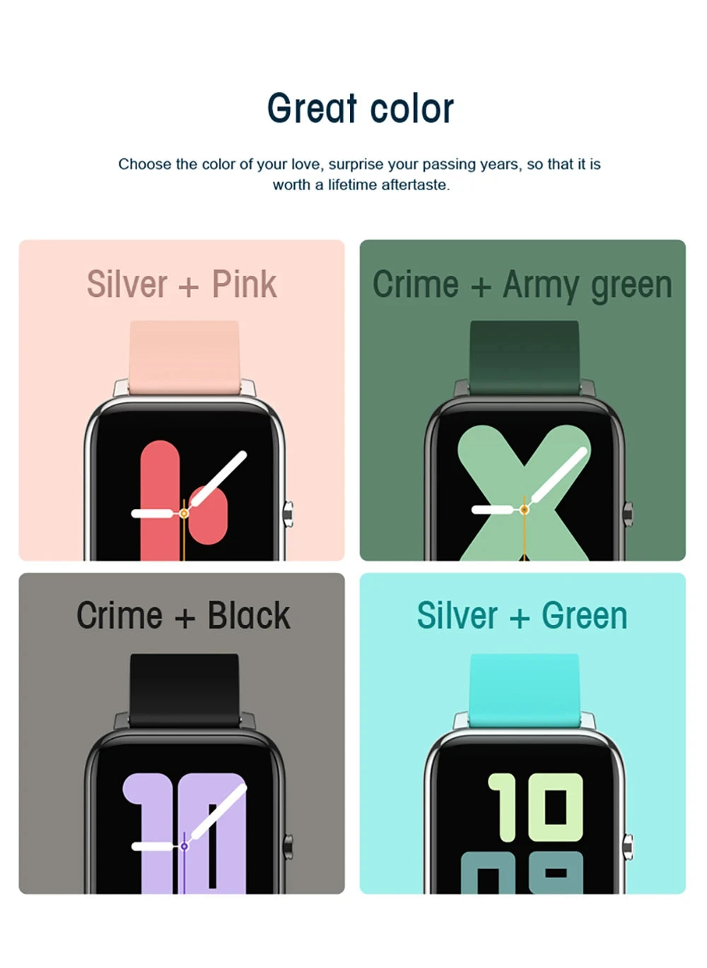 Smart Watches Men Women Sports Clock Fitness Tracker Heart Rate Sleep Monitor Music Waterproof Smartwatch Gift For iOS Android